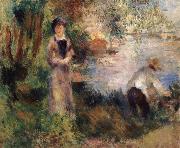 On Chatou Island Auguste renoir